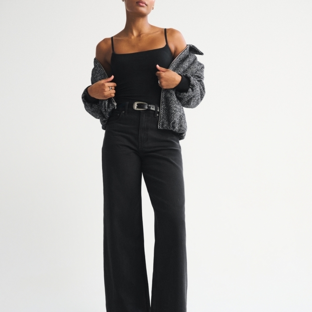 Abercrombie & Fitch Black Flare Jeans